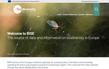 Accueil du Portail Biodiversité en Europe